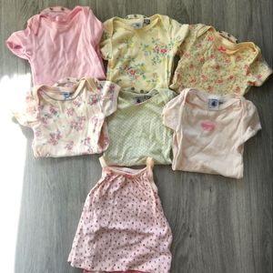 Petit bateau bodysuit bundle